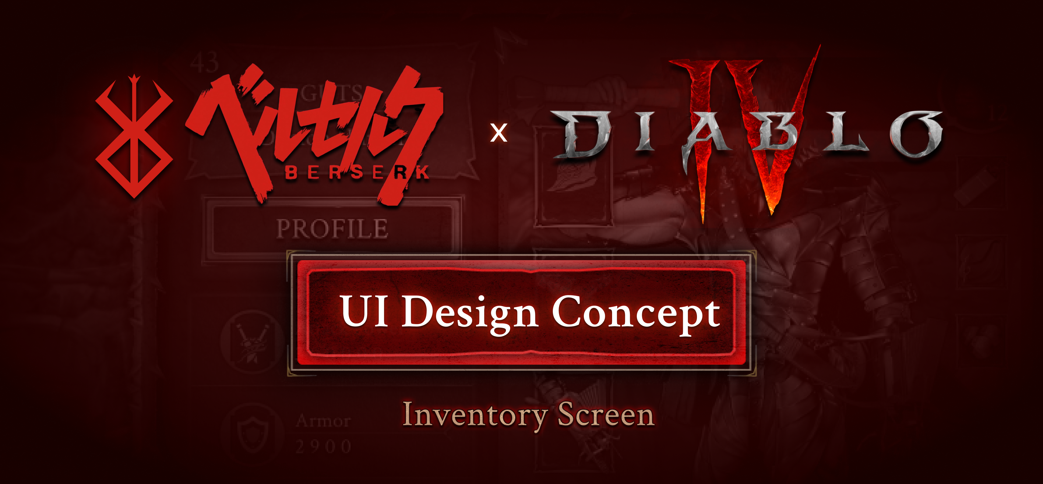 Diablo Inspired UI UX